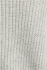 ZIP UP OVERSIZE SWEATER