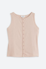 Hellen Button-Down Tank