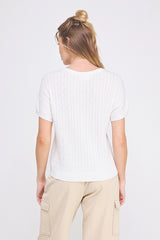 Sunshine Pointelle Top