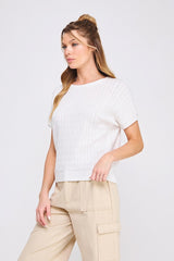 Sunshine Pointelle Top