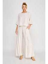 Soft Linen Flowy Pants