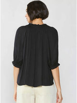 Suzie Silky Pleated Blouse