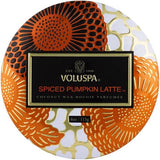 SPICED PUMPKIN LATTE MINI TIN CANDLE
