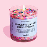 Candier Congrats Candle