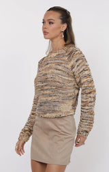 MAISEY MULTI CREW NECK SWEATER