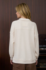 Marl Half-Zip Pullover