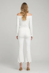 VINTAGE CROPPED FLARE JEANS