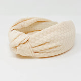 Cream Knotted Headband