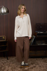 Marl Half-Zip Pullover