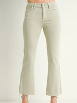 MISTY HIGH RISE CROPPED FLARE JEANS
