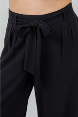 Chiffon Tie Waist Palazzo Pants