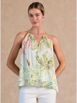 Tropical Print Top