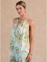Tropical Print Top
