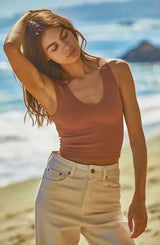 Seamless Reverse Crop Tank
