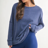 Out & About Waffle Pullover