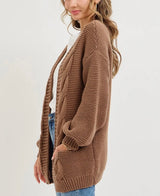 Chunky Cable Knit Cardigan
