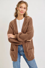 Chunky Cable Knit Cardigan