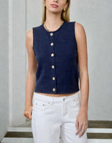 Avanni Cardigan Vest Top