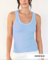 REVERSIBLE RIBBED TANK TOP
