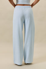 Baby Blue Wide Leg Sweatpants