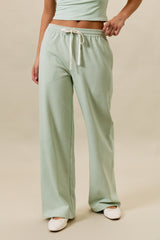 Sage Wide Leg Sweatpants