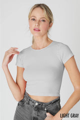 Ribbed Baby Tee