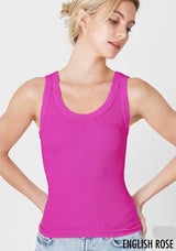REVERSIBLE RIBBED TANK TOP