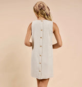 Sugarloaf Button Mini Dress