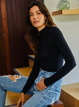 PERFECT LAYER MOCK-NECK TOP