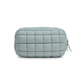 CLOUD QUILTED PUFFER COSMETIC & ORGANIZER POUCH