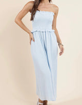 CALI SMOCKED JUMPSUIT