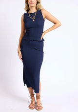 Dylan Popcorn Midi Skirt