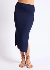 Dylan Popcorn Midi Skirt