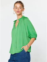 Suzie Pleated Blouse