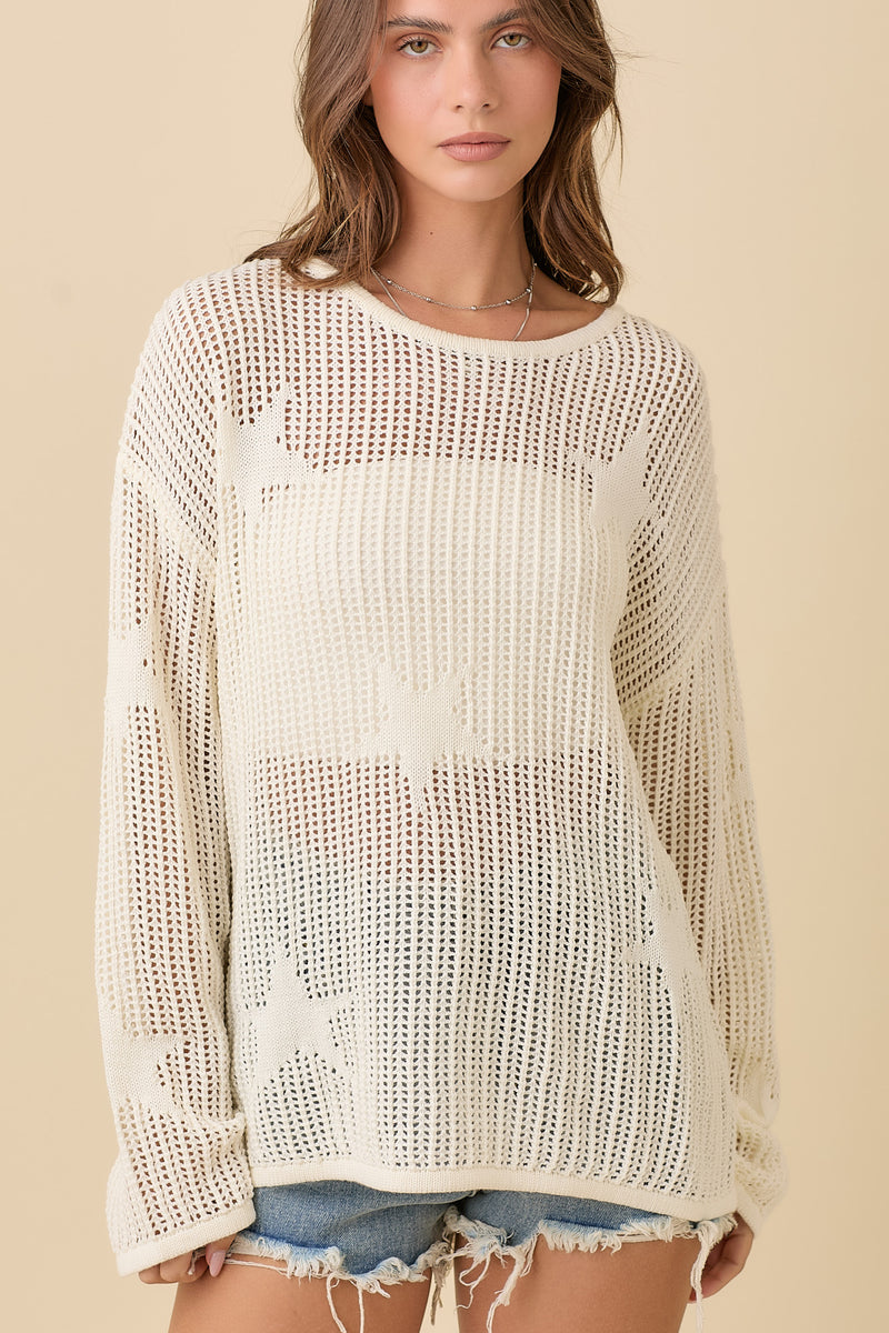 Celia Crochet Sweater