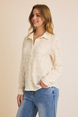 Alice Lace Button Down