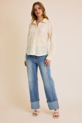 Alice Lace Button Down