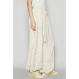 Petal & Thread Embroidered Jogger
