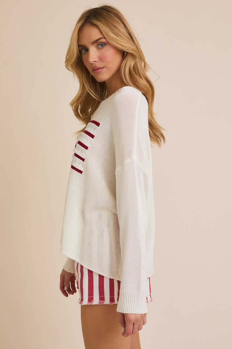 Americana Flag Sweater
