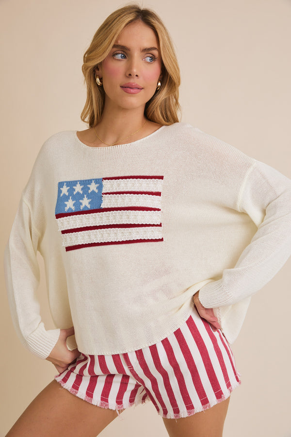Americana Flag Sweater