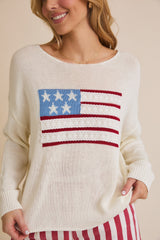 Americana Flag Sweater