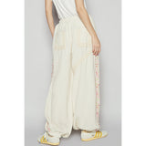 Petal & Thread Embroidered Jogger
