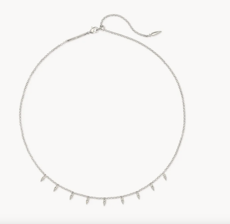 Addison Choker Necklace  Silver