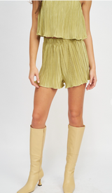 EMORY  PLEATED SHORTS