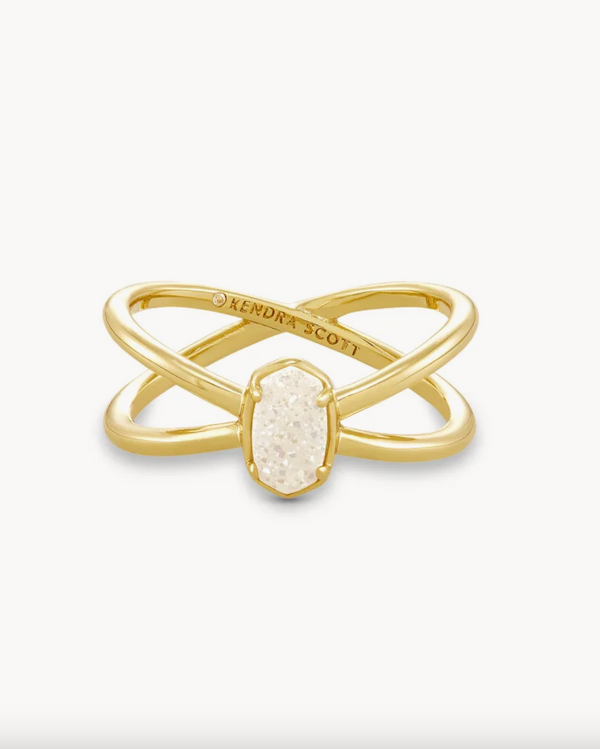 Emilie Gold Double Band Ring