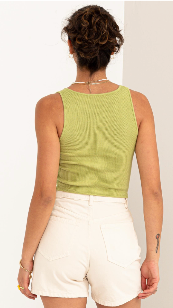 GO GIRL TANK TOP - Olive