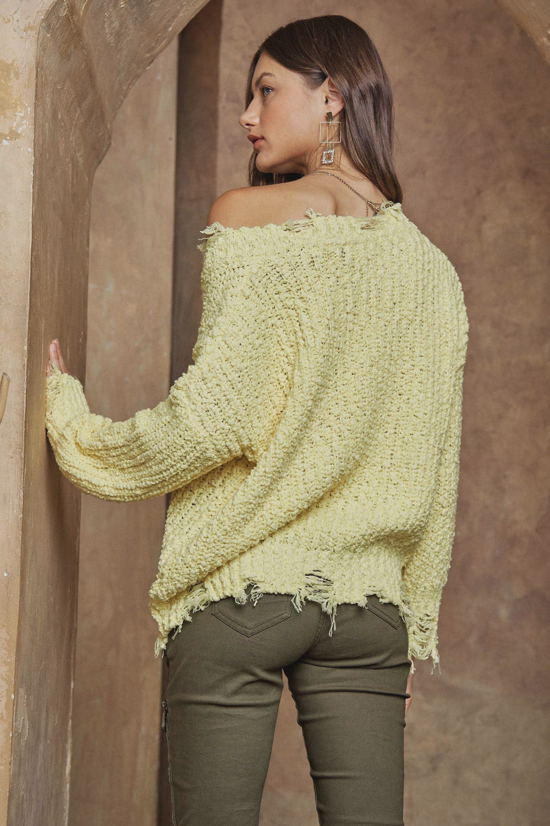 Maeve Fringe Sweater