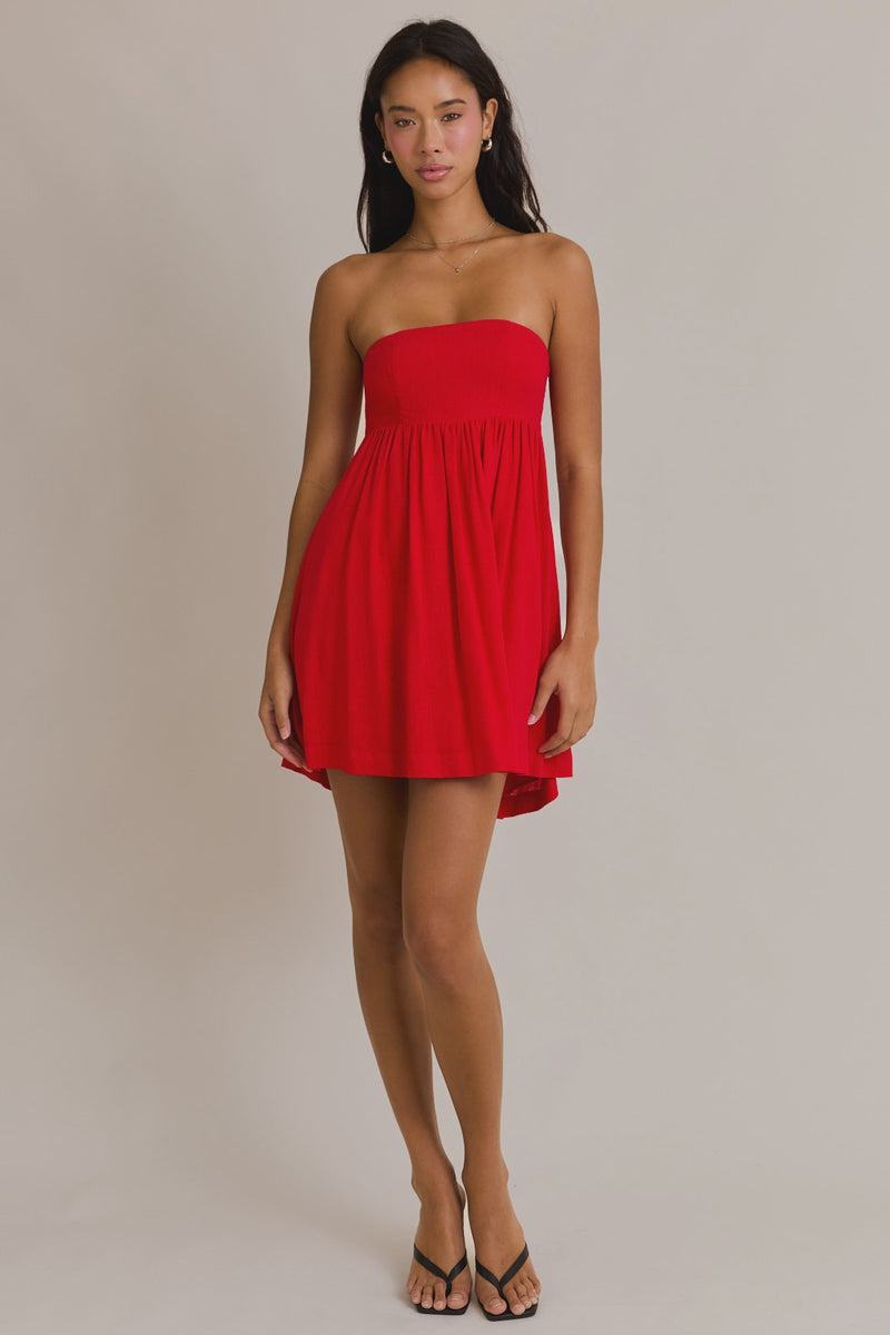 Juni Linen Mini Dress