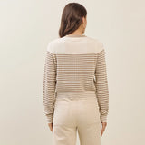 Mila Metallic Stripped Sweater
