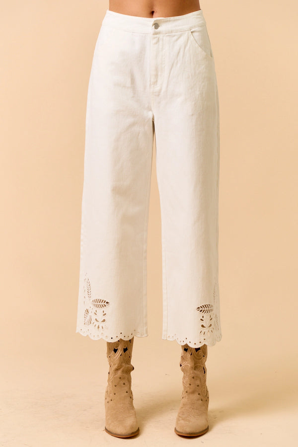 Emily Embroidered Pants